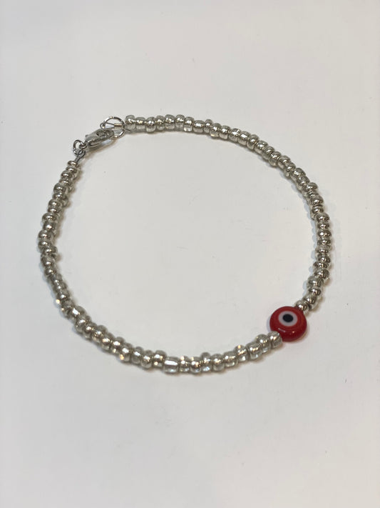 Evil eye bracelet (silver)