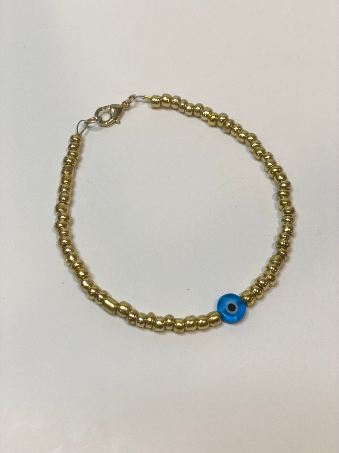 Evil eye bracelet (gold)