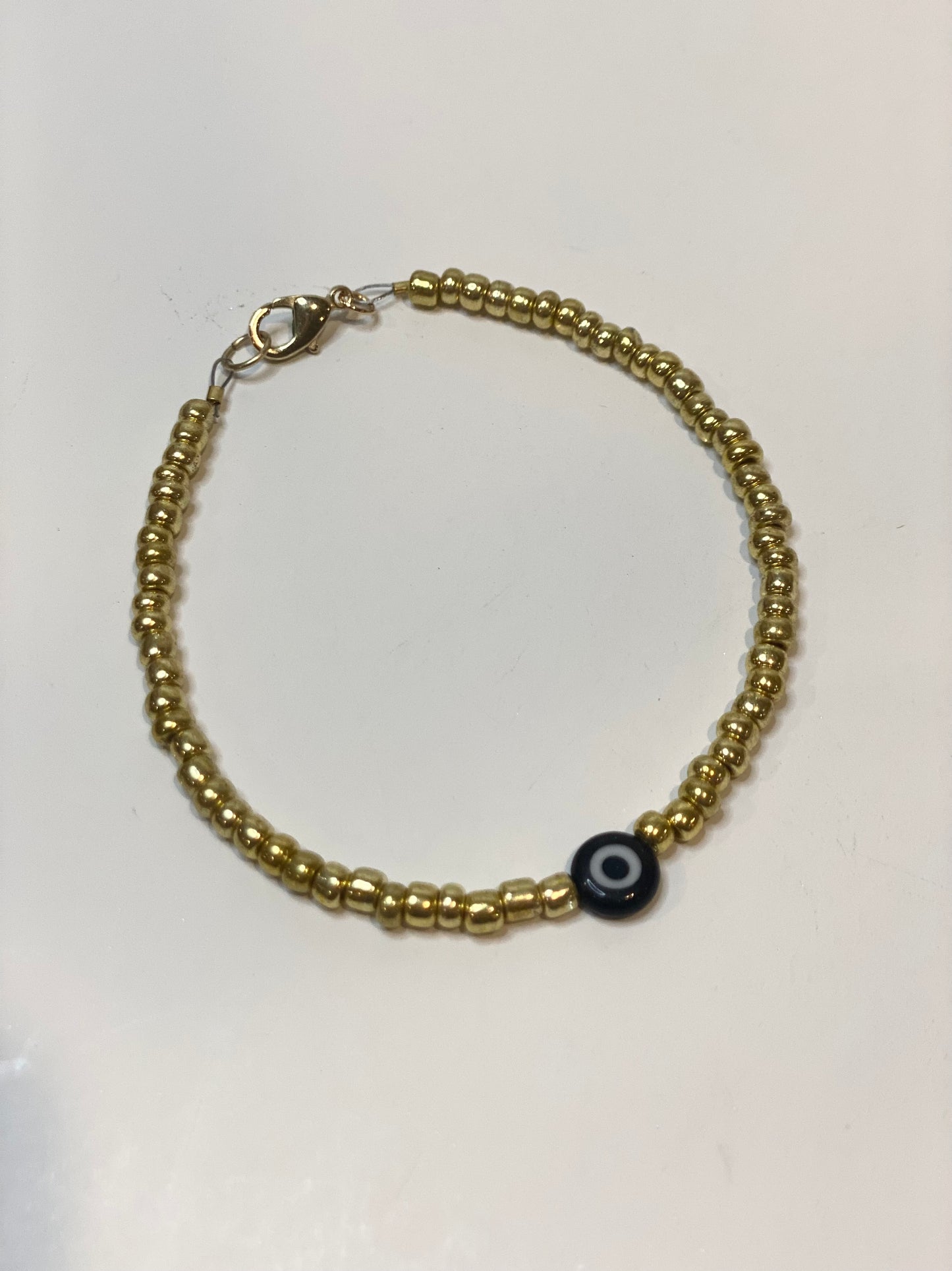 Evil eye bracelet (gold)