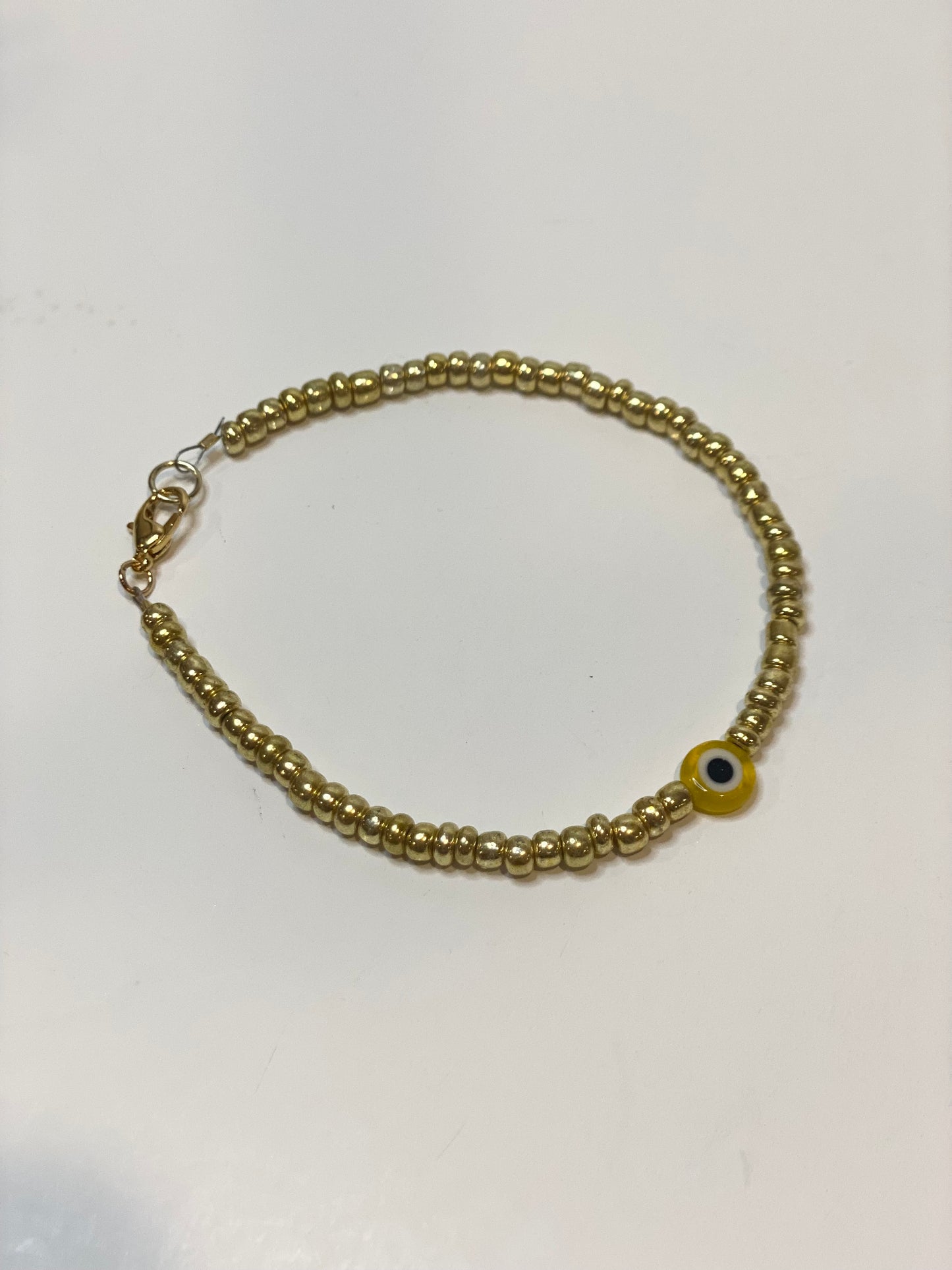 Evil eye bracelet (gold)